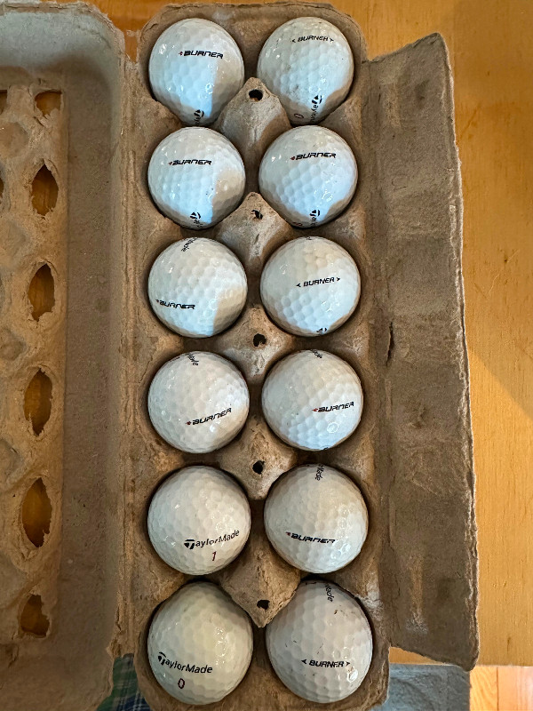 TaylorMade Burner Used Golf Balls Dozen in Golf in Peterborough