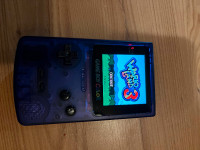 Modified Gameboy Colour with games