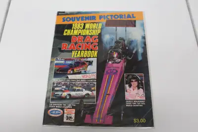 1983 NHRA drag racing yearbook, View more
