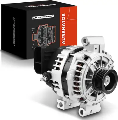 A-Premium Alternator Compatible with Mazda 6 06-08 L4 2.3L, 6 09-13 L4 2.5L, MX-5 Miata 06-08 L4 2.0...