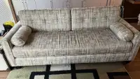 Two Cushion Fabric Sofa