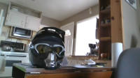 Snell m2000 GMAX helmet with prescription lens Scott goggles