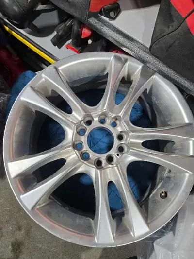 Bolt patterns measuring 5x112 and 5x120. Center bore is measuring 72mm, offset measuring roughly 50m...