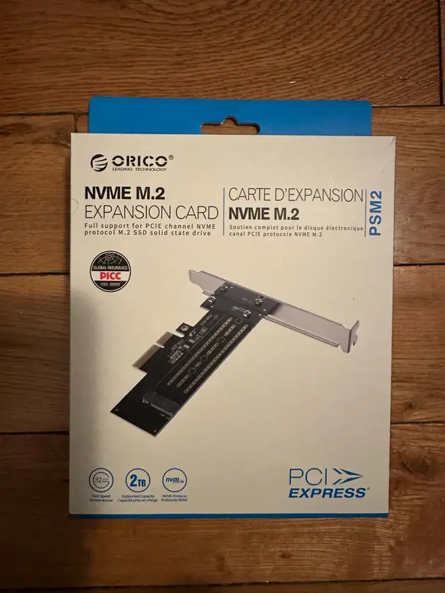 NVME M2 Expansion Card