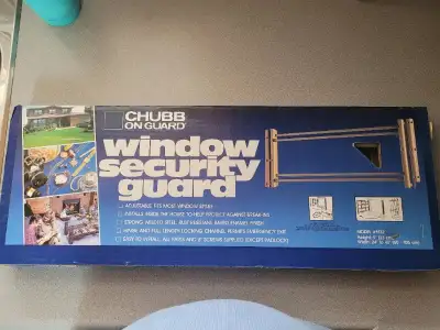 CHUBB - Window Security Guards (3), View more