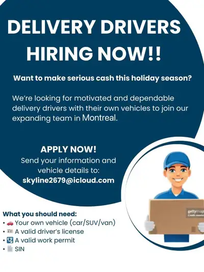 Delivery Driver Hiring, View more