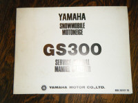 Yamaha GS300 Snowmobile Service Manual