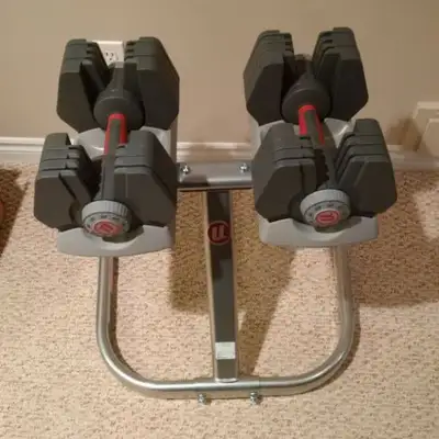 Nautilus / Bowflex Powerpak 4lb to 45lbs Adjustable Dumbbells, View more