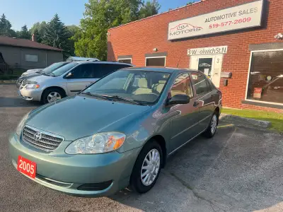 2005 Toyota Corolla CE. Powered by a 1.8 liter 4 cylinder engine with automatic transmission and 285...