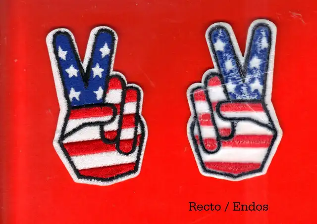 ÉCUSSON PAIX PEACE VICTORY AMERICA USA FLAG BIKER PATCH BADGE in Hobbies & Crafts in Laval / North Shore - Image 3