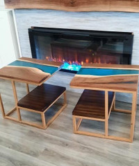 Handcrafted two-piece Coffee Table