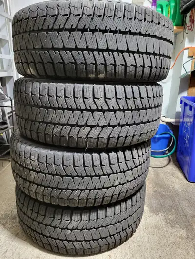 Tires came from a Honda Civic with lots of tread remaining.