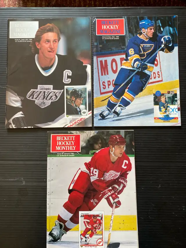 Beckett Hockey Magazine First 3 Issues