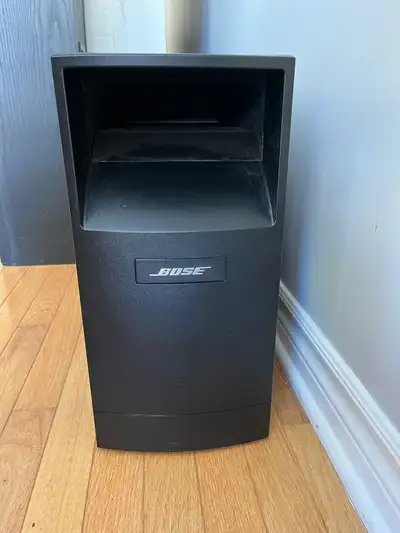 Bose home theatre system with subwoofer, View more