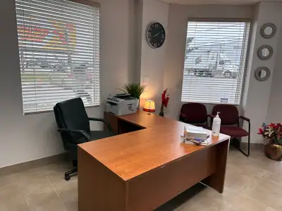 Professional Office space available for Rent featuring two private offices, Open reception area, wai...