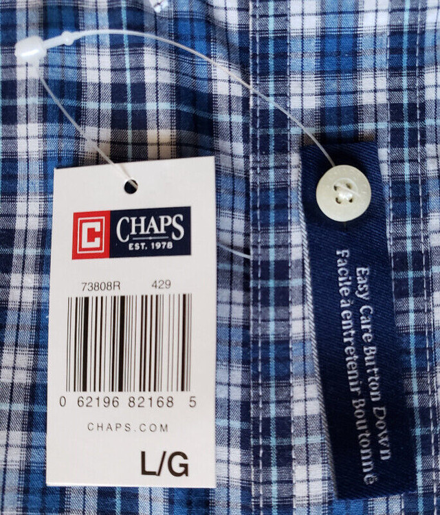 RALPH LAUREN CHAPS SHIRT - CHEMISE -NEUF / NEW - L/G dans Hommes  à Laval/Rive Nord - Image 4