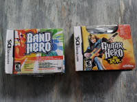 RockBand Ds Guitar Hero In Box & Band Hero