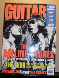 Guitar World magazine oct 1994 Rolling Stones cover