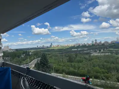 Strathcona Apartment with River Valley and Downtown Skyline View