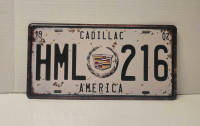 Cadillac Metal Sign.  Now Only $5.00.