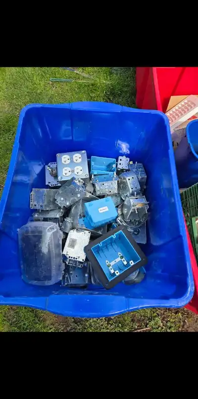 Electrical, boxes, plugs , View more