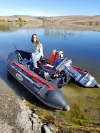 Seamax 10'2" inflatable boat.