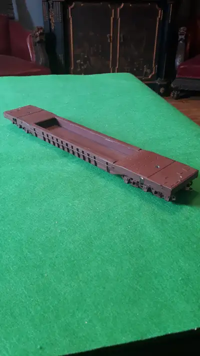 O SCALE LOW BED CAR METAL, View more