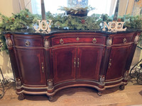 Stunning Louis XVI Style Dark Cherry Sideboard