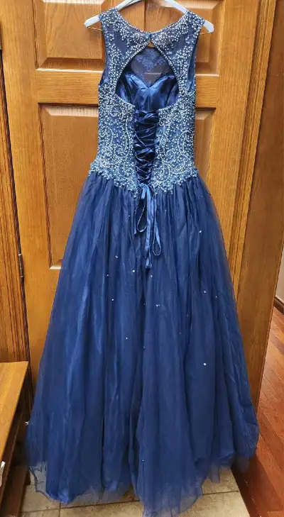 graduation dresses calgary Shop Designer Girls Debutante White Ball Gown with Feathers 14