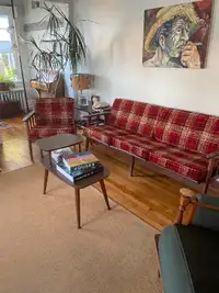 MCM sofa and matching chair