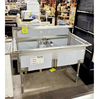 Sagetra Double Sink *minor dents*, View more