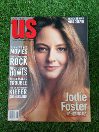 US Magazine June 1994 - Jodie Foster Kurt Cobain