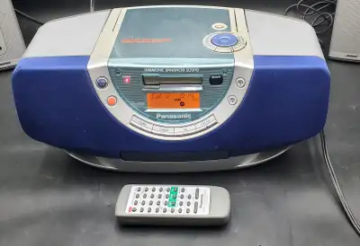 PANASONIC RX-EX1 CASSETTE TAPE CD RADIO FM AM PORTABLE PLAYER, View more