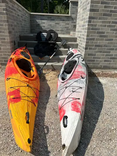 I'm selling two Winner kayaks, each seat, and Seals sprayskirt, and 1 paddle perfect for enjoying th...