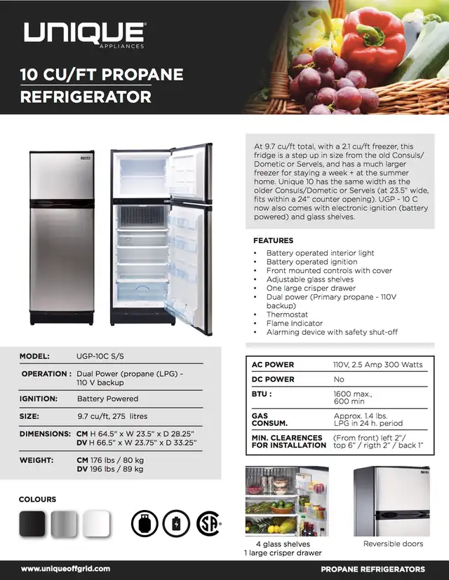 Unique direct vent fridge581933744186337282