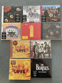 New sealed The Beatles CDs Love Past Masters 1 2 Rubber Soul