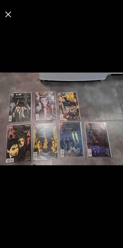 200 for all books Xfiles comic books 200.00 Also have Xfiles dvd season 1-3 - $30.00 Also have done...