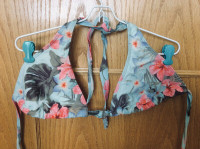 Aqua Rose Bikini Top & Bottom - Size Large
