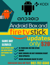 Android Box Updates and Fire Stick