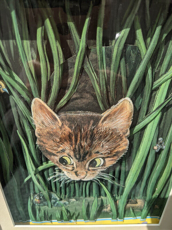 3D Decoupage Gary Patterson Cat Art in Arts & Collectibles in Oakville / Halton Region - Image 4
