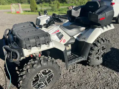 2013 Polaris 850 3750km, 244hrs, EPS, 2nd seat, fox struts, deep mud tires, winch 4x4 not currently...