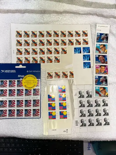 STAMPS -unused -sheets-loose, View more