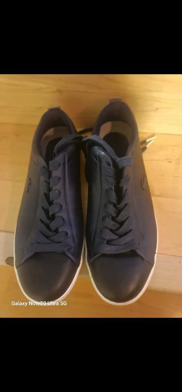 Men's Lacoste navy blue sneakers in Health & Special Needs in Calgary - Image 6