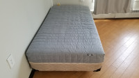Single IKEA bed.