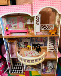 Barbie-sized doll house