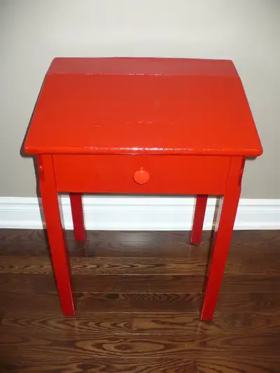 Antique children's writing desk, View more