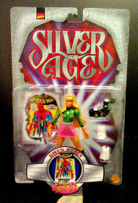 Silver Age GWEN STACY Marvels Previews Exclusive Toybiz ..NEW