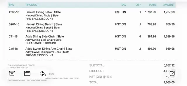 Patio Set: CR Plastics Harvest Table Dining Set + Bench in Patio & Garden Furniture in Kingston - Image 5
