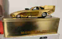 NHRA DEL WORSHAM,FRANK PEDREGON AUTOGRAPHED GOLD FUNNY CAR - CSK in Arts & Collectibles in City of Toronto