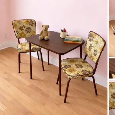 70s Kids Table and Chairs , View more